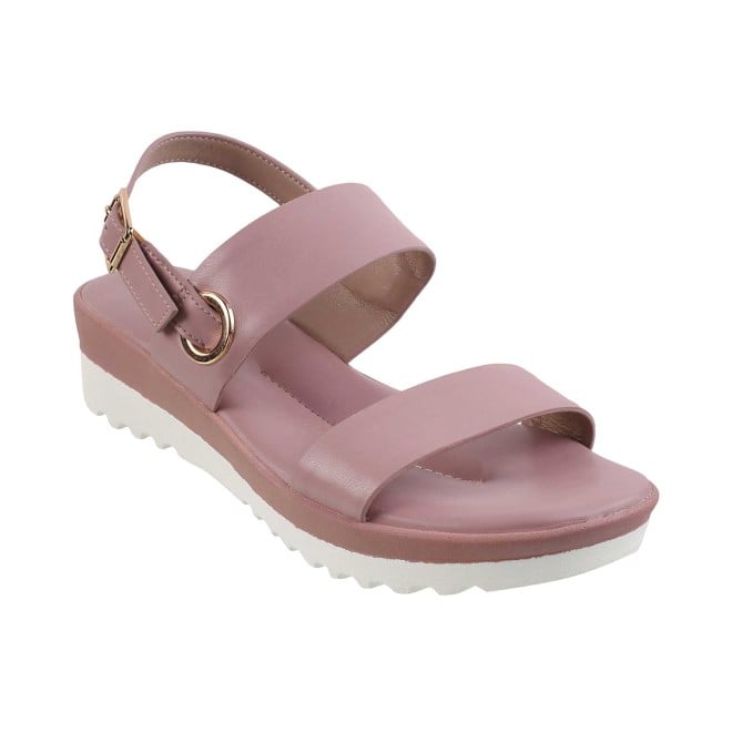 Mochi Women Peach Casual Sandals