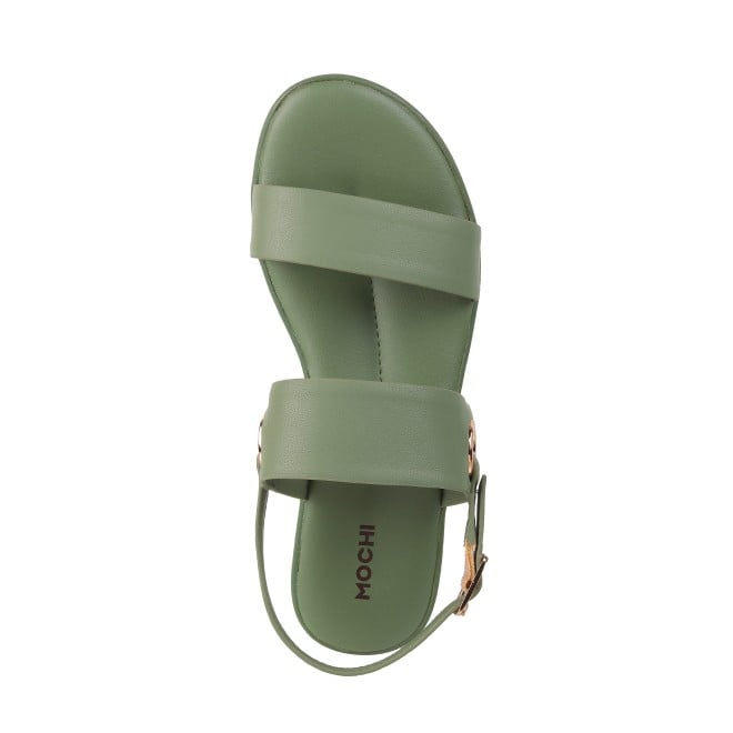 Mochi Women Green Casual Sandals (SKU: 33-647-21-40)