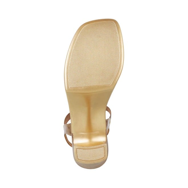 Mochi Women Antique-Gold Casual Sandals (SKU: 33-673-28-36)