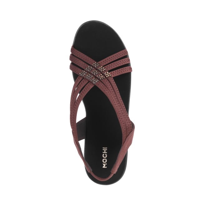 Mochi Women Brown Casual Sandals (SKU: 33-676-12-36)