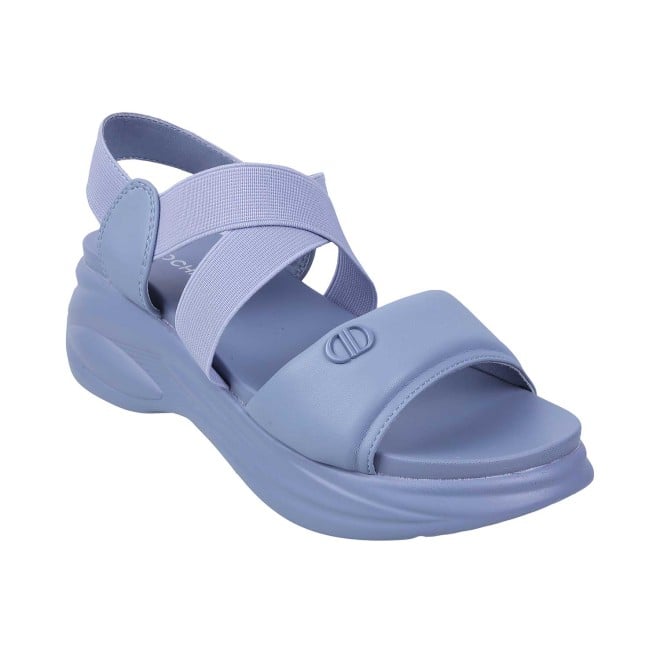 Mochi Women Light-Blue Casual Sandals