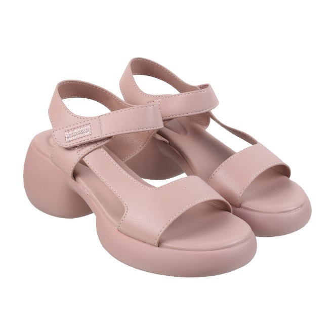 Mochi Women Pink Casual Sandals