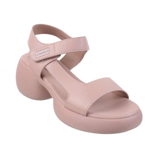 Mochi Women Pink Casual Sandals