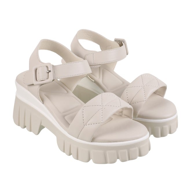 Mochi Women Dark-Beige Casual Sandals