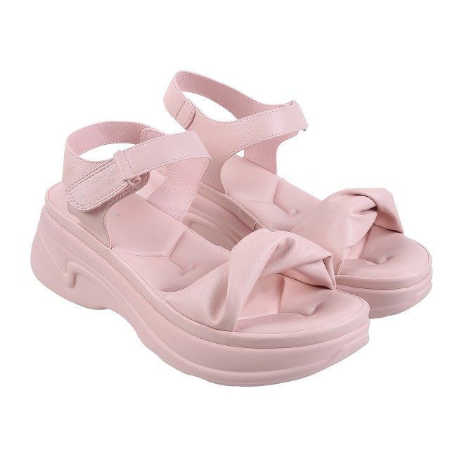 Mochi Women Pink Casual Sandals