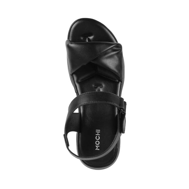 Mochi Women Black Casual Sandals (SKU: 33-690-11-36)