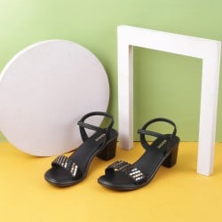 Women Black Casual Sandals