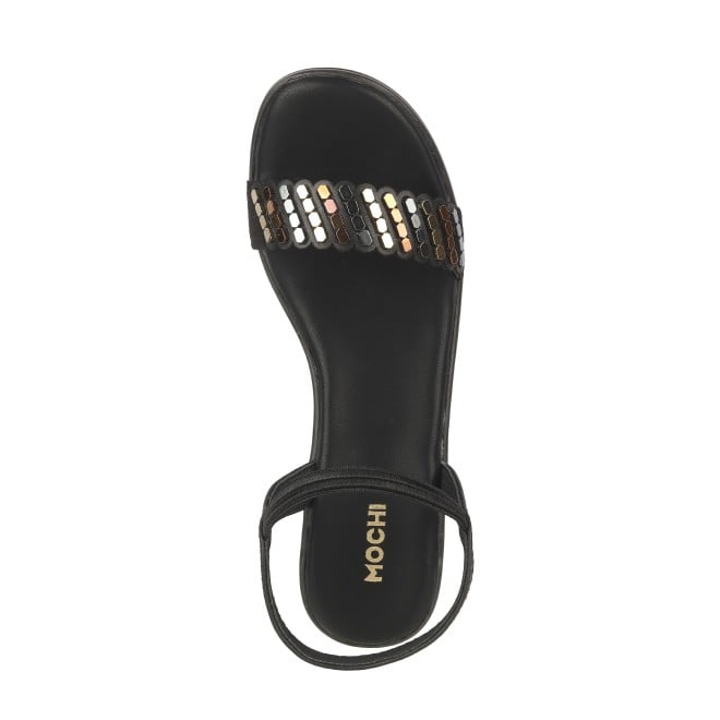 Mochi Women Black Casual Sandals (SKU: 33-764-11-36)