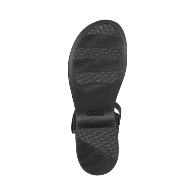 Mochi Women Black Casual Sandals (SKU: 33-790-11-36)