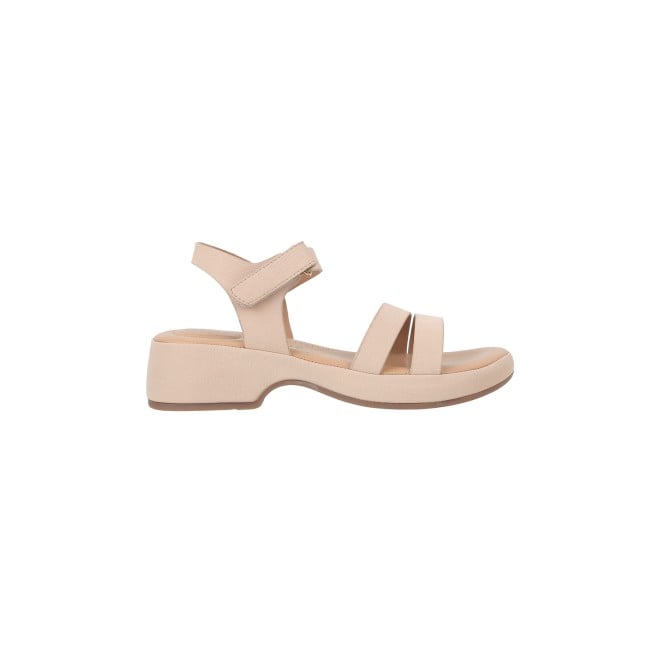 Mochi Women Beige Casual Sandals (SKU: 33-790-20-36)