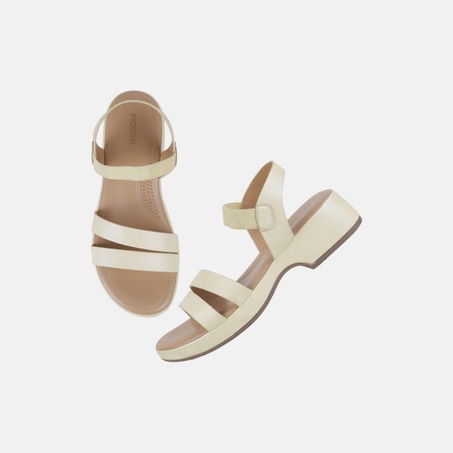Mochi Women Yellow Casual Sandals (SKU: 33-790-33-37)