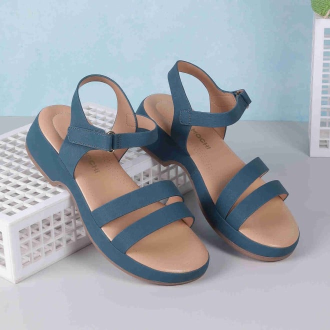 Mochi Women Blue Casual Sandals (SKU: 33-790-45-36)