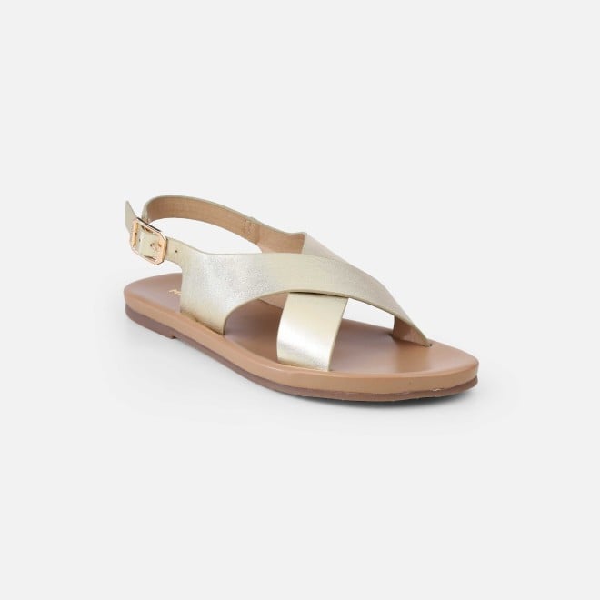 Mochi Women Gold Casual Sandals (SKU: 33-815-15-37)