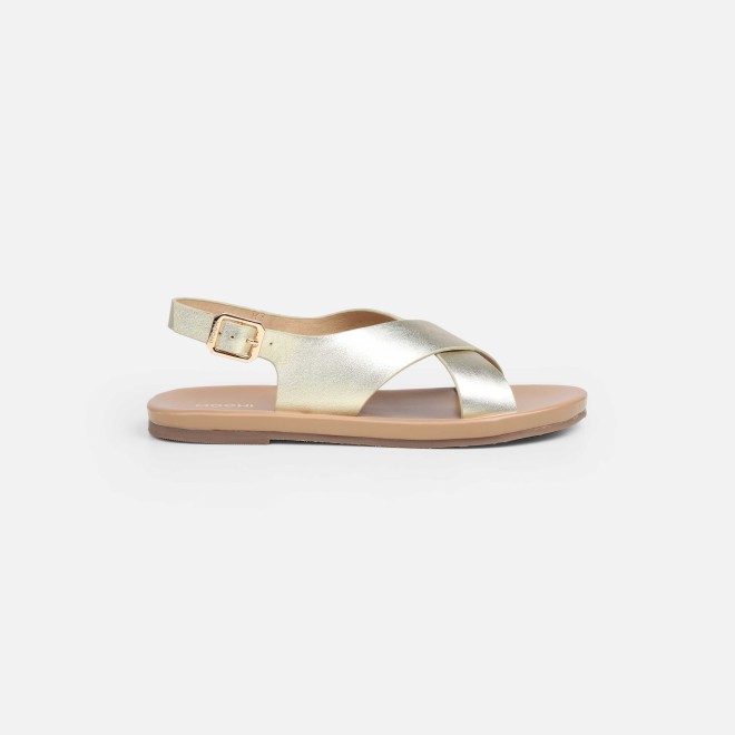 Mochi Women Gold Casual Sandals (SKU: 33-815-15-37)
