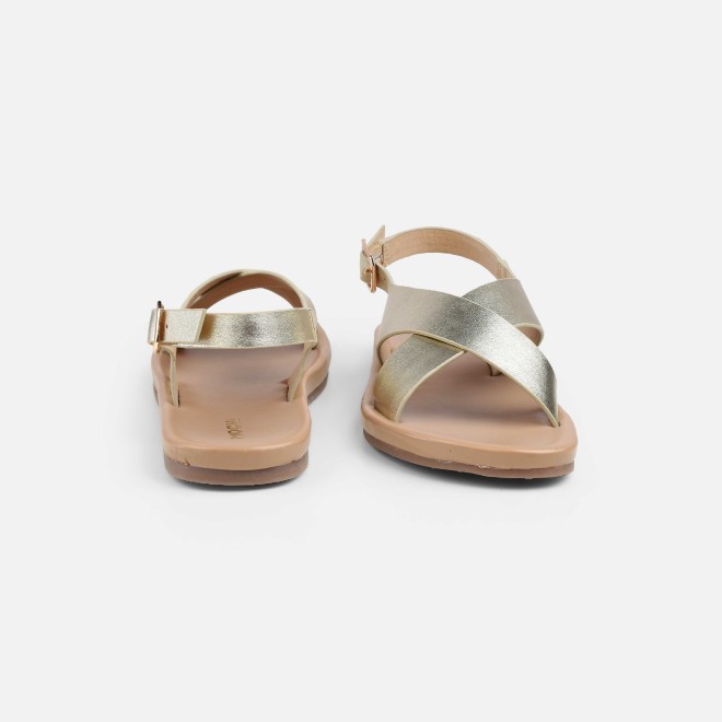 Mochi Women Gold Casual Sandals (SKU: 33-815-15-37)