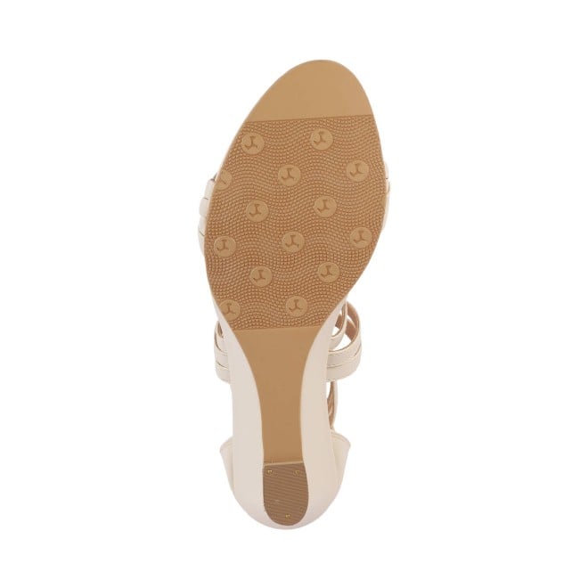 Mochi Women Beige Casual Sandals (SKU: 33-820-20-36)