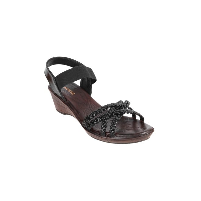 Mochi Women Black Casual Sandals (SKU: 33-828-11-36)