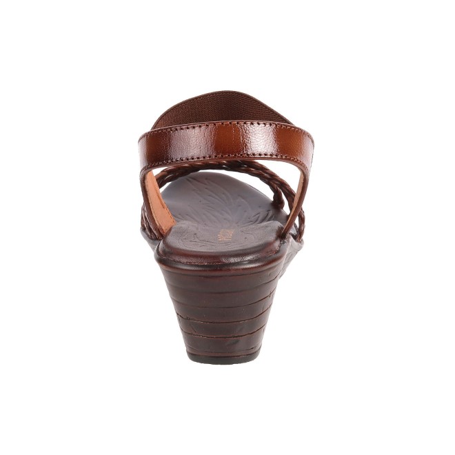 Mochi Women Tan Casual Sandals (SKU: 33-828-23-40)