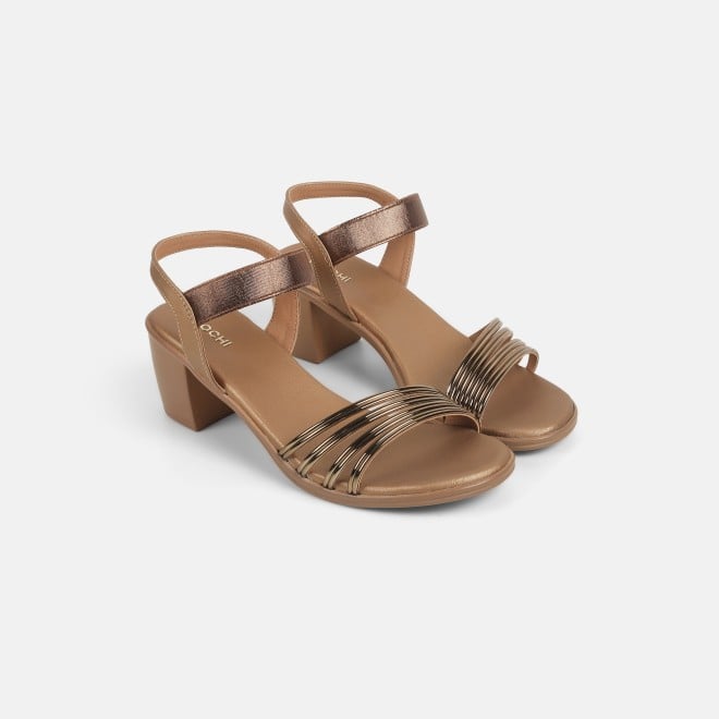 Mochi Women Antic-gold Casual Sandals (SKU: 33-901157-28-37)