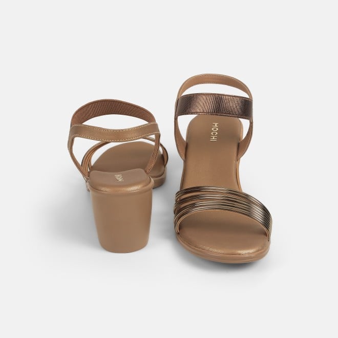 Mochi Women Antic-gold Casual Sandals (SKU: 33-901157-28-37)