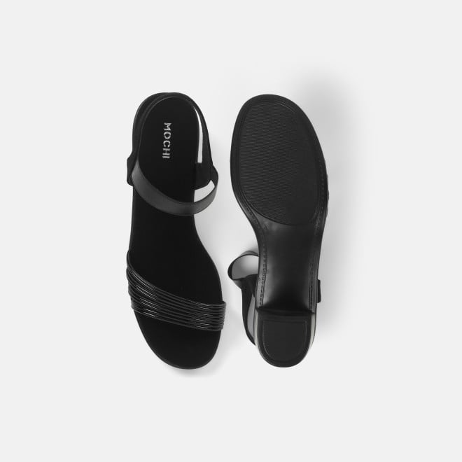 Mochi Women Black Casual Sandals (SKU: 33-901157-11-37)