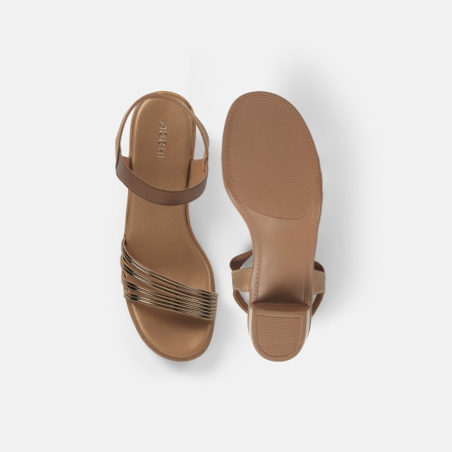 Mochi Women Antic-gold Casual Sandals (SKU: 33-901157-28-37)