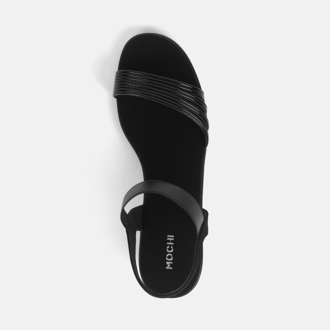 Mochi Women Black Casual Sandals (SKU: 33-901157-11-37)