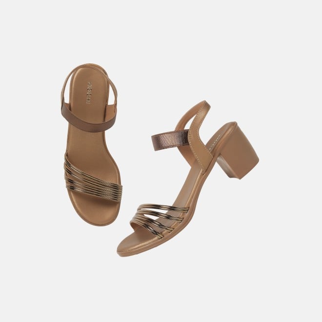 Mochi Women Antic-gold Casual Sandals (SKU: 33-901157-28-37)