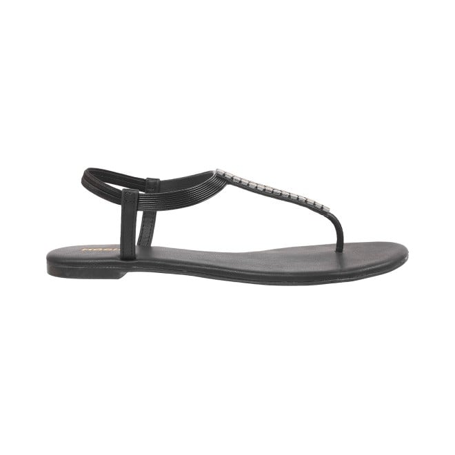 Mochi Women Black Casual Sandals (SKU: 33-903137-11-37)