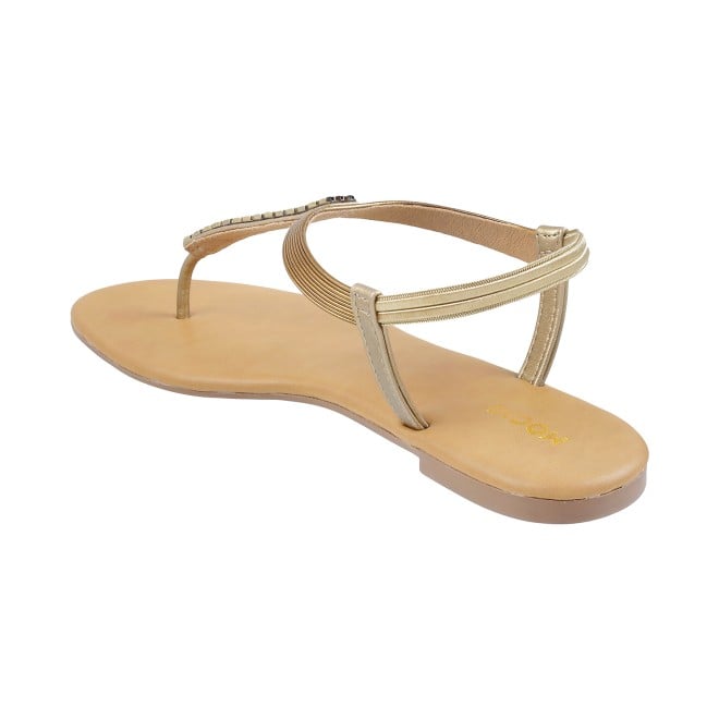 Mochi Women Antic-gold Casual Sandals (SKU: 33-903137-28-37)