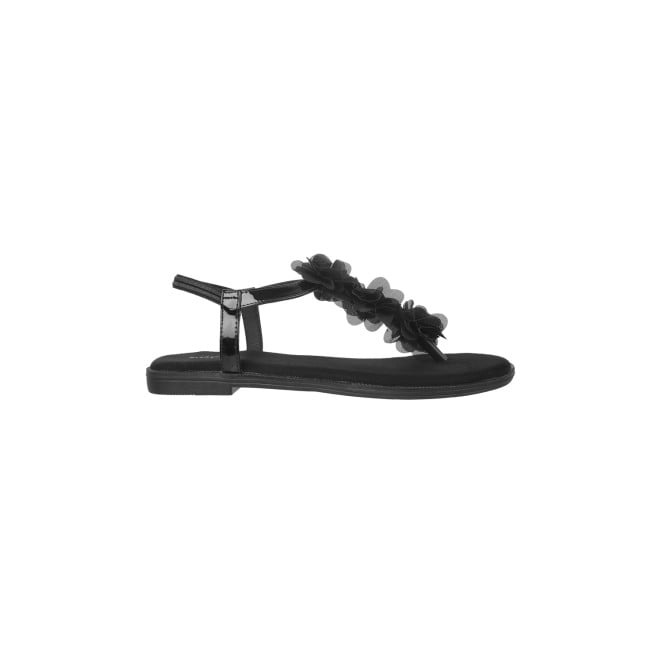 Mochi Women Black Casual Sandals (SKU: 33-916-11-36)