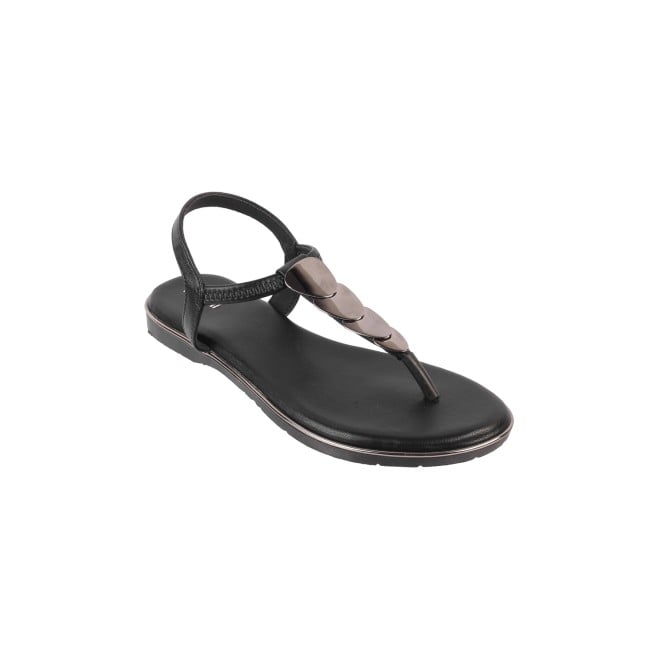 Mochi Women Black Casual Sandals (SKU: 33-925-11-36)