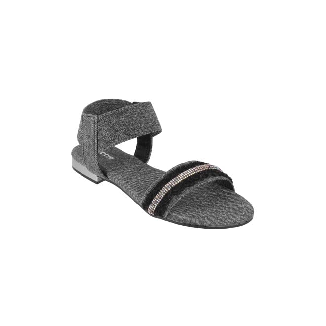 Mochi Women Black Casual Sandals (SKU: 33-928-11-36)