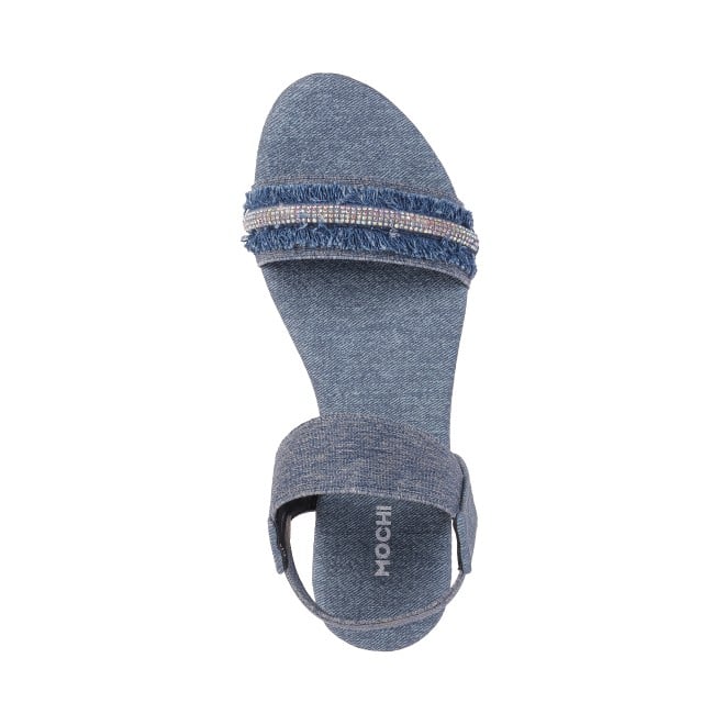 Mochi Women Blue Casual Sandals (SKU: 33-928-45-36)