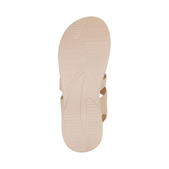 Mochi Women Beige Casual Sandals (SKU: 33-930-20-40)