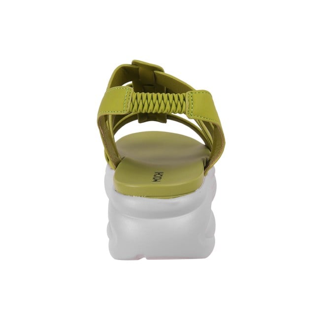 Mochi Women Green Casual Sandals (SKU: 33-930-21-36)