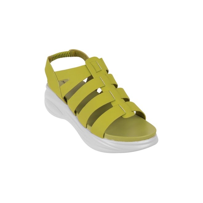 Mochi Women Green Casual Sandals (SKU: 33-930-21-40)