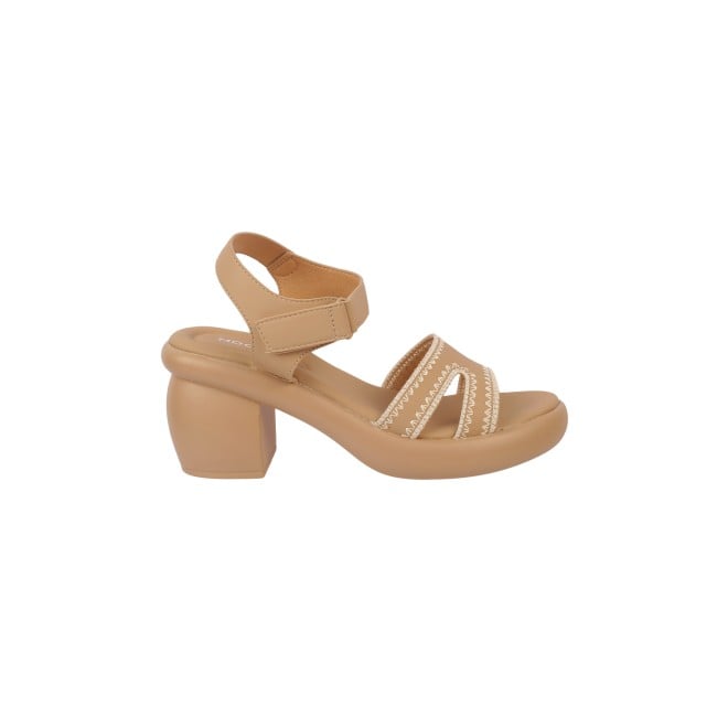 Mochi Women Khaki Casual Sandals (SKU: 33-932-62-38)