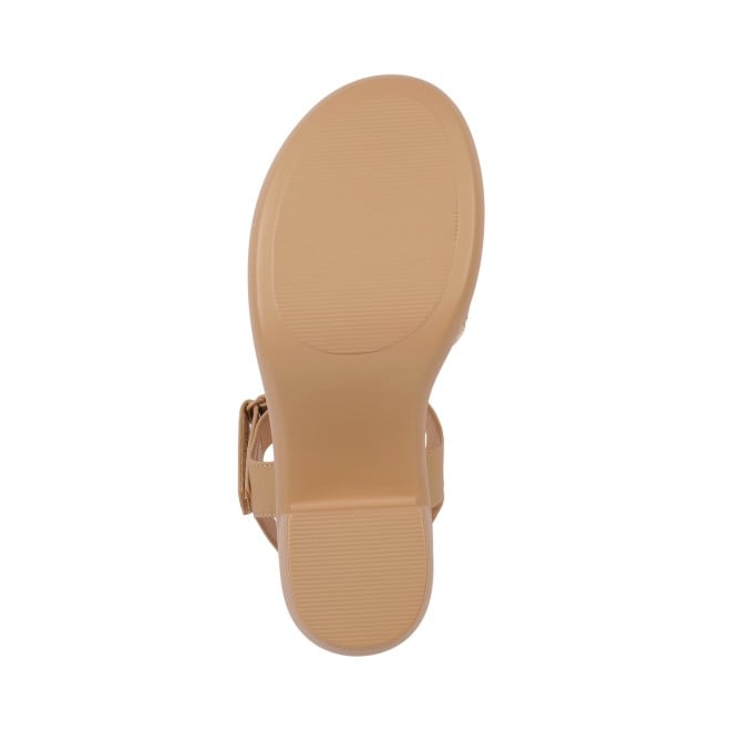 Mochi Women Khaki Casual Sandals (SKU: 33-932-62-38)