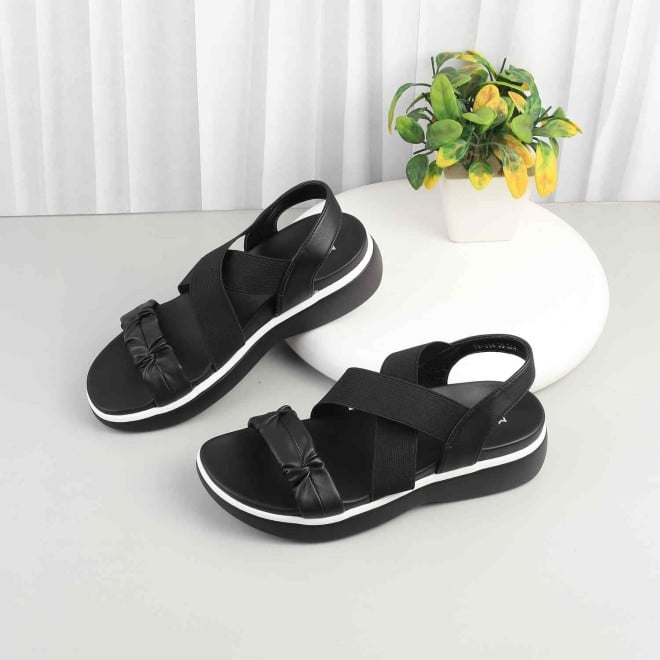 Mochi Women Black Casual Sandals (SKU: 33-934-11-36)