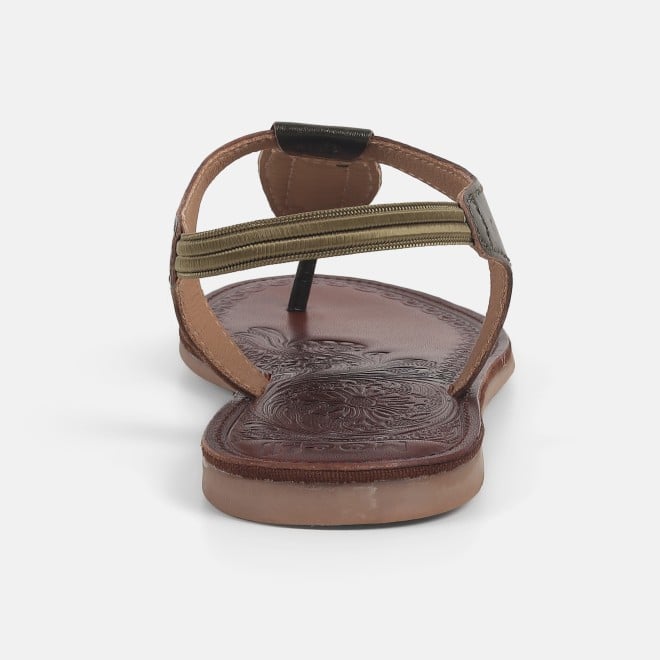 Mochi Women Olive Casual Sandals (SKU: 33-935-49-36)