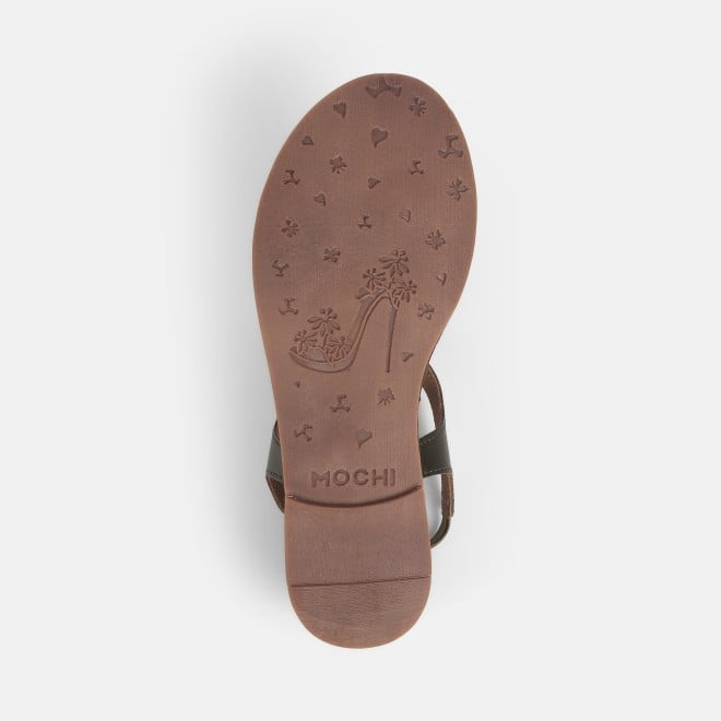 Mochi Women Olive Casual Sandals (SKU: 33-935-49-36)