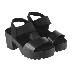 Women Black Casual Sandals