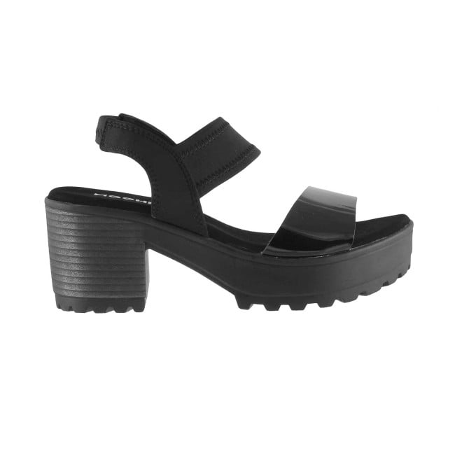 Buy Mochi Women Black Casual Sandals Online | SKU: 33-9815-11-34 ...