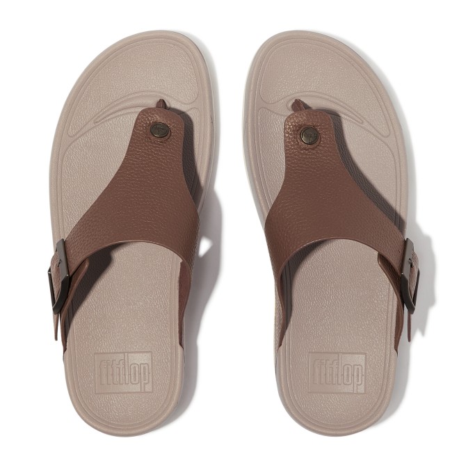 Fitflop Men Moka-brown Casual Slippers (SKU: 338-11398L-43-12)