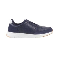 Men White-blue Sports Walking Shoes