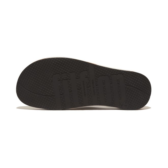 Fitflop Iqushion Men Leather Cross Slides (SKU: 338-378-14-10)