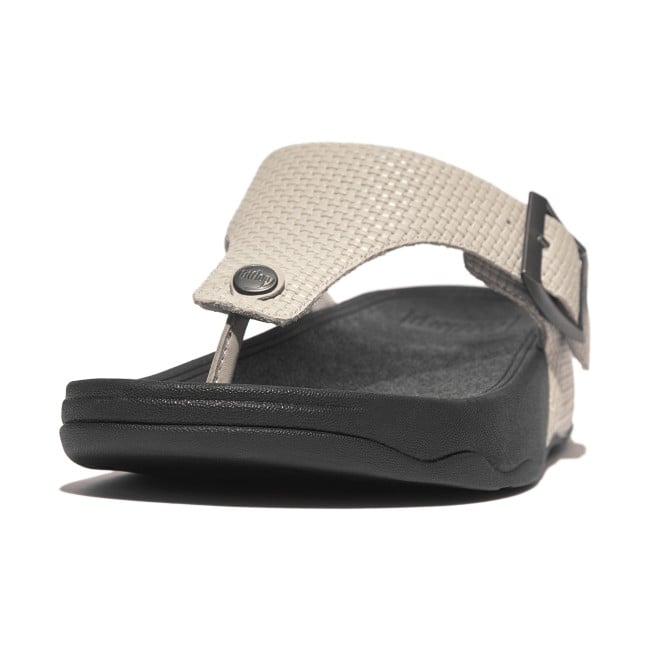 Fitflop Trakk II Mens Buckle Weave Leather Toe-Thongs (SKU: 338-384-14-9)