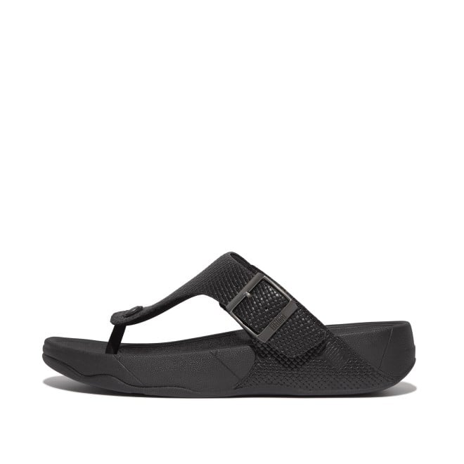 Fitflop Trakk II Mens Buckle Weave Leather Toe-Thongs (SKU: 338-384-11-10)