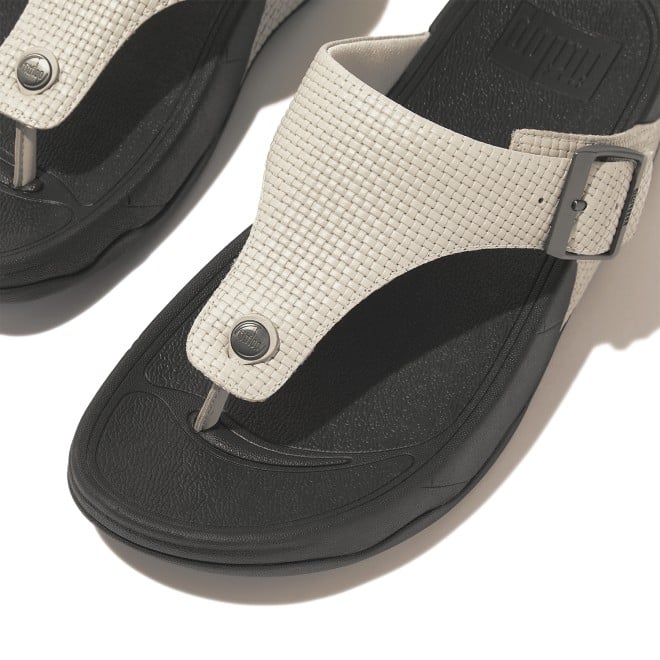 Fitflop Trakk II Mens Buckle Weave Leather Toe-Thongs (SKU: 338-384-14-9)